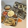 5 in 1 Compartment Stainless Steel Thali Set of 2