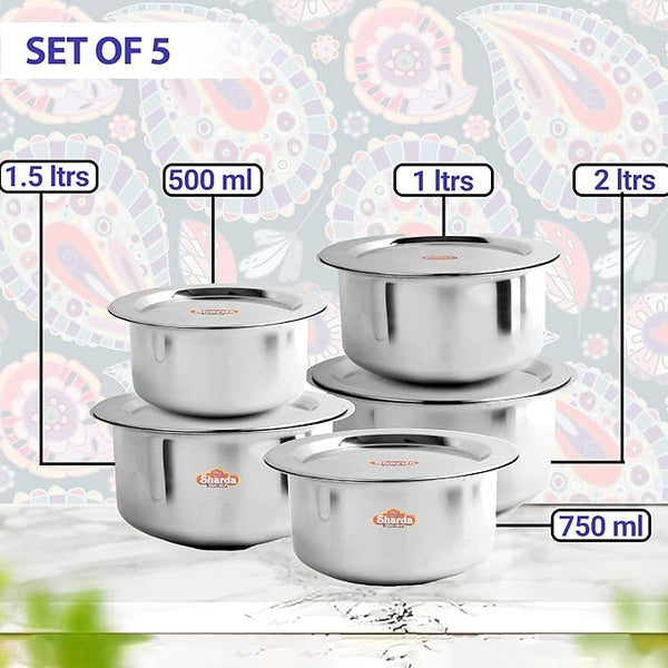 Stainless Steel Top set Of 5