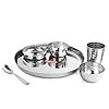 set-of-4-24-pcs-heavy-hammered-stainless-steel-dinner-set