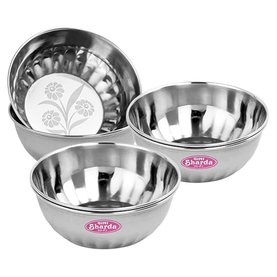 Stainless Steel Diamond Jelly Laser Bowl