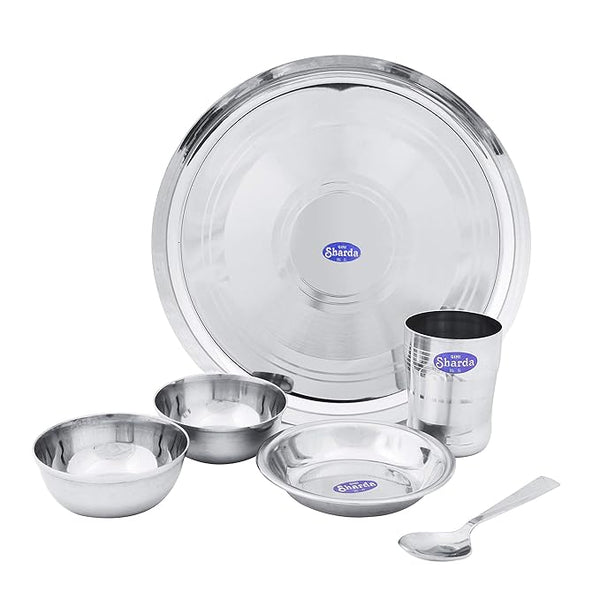 Classic Stainless Steel Dinner Set