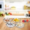 Fruit Dessert Stainless Steel Plates Set of 6