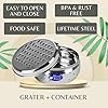 Stainless Steel 2 in 1  Grater Dabba 400 ml