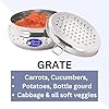 Stainless Steel 2 in 1  Grater Dabba 600 ml