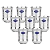 Stainless Steel Icon Glasses Set Of 8