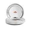 Stainless Steel Minakshi Plate Set of 12