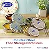 Stainless Steel Puri Dabba Container Set of 3