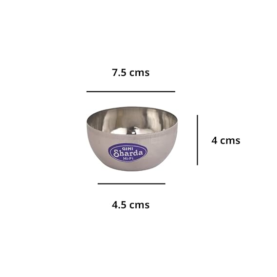 Stainless Steel Small Chikoo Bowl